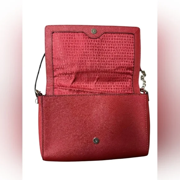 Kate Spade Cove Street Dody Purse Crossbody Red Leather EUC - Picture 5 of 10